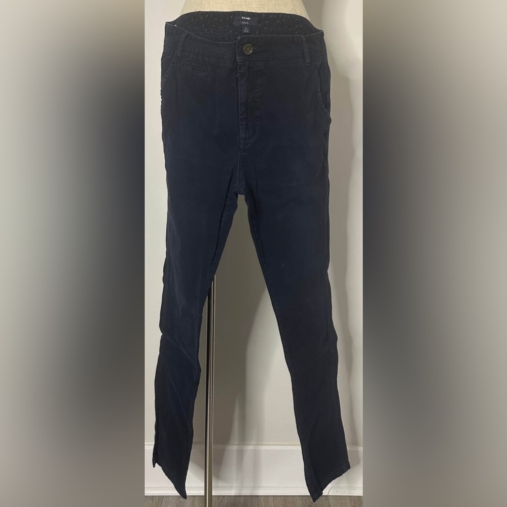 Kiabi: Navy Blue Slim Fit Pants